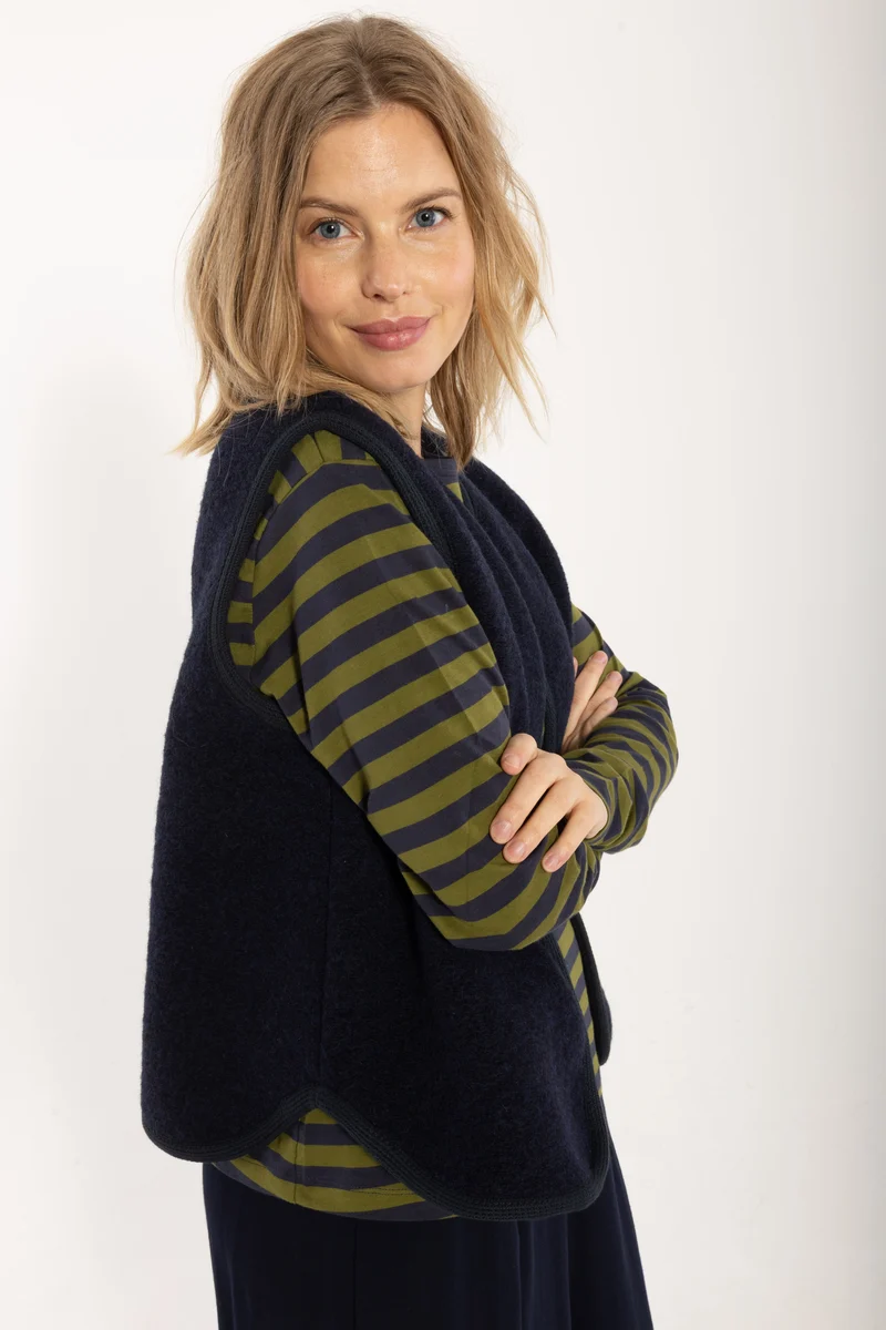 Danecobra Wool Vest Navy