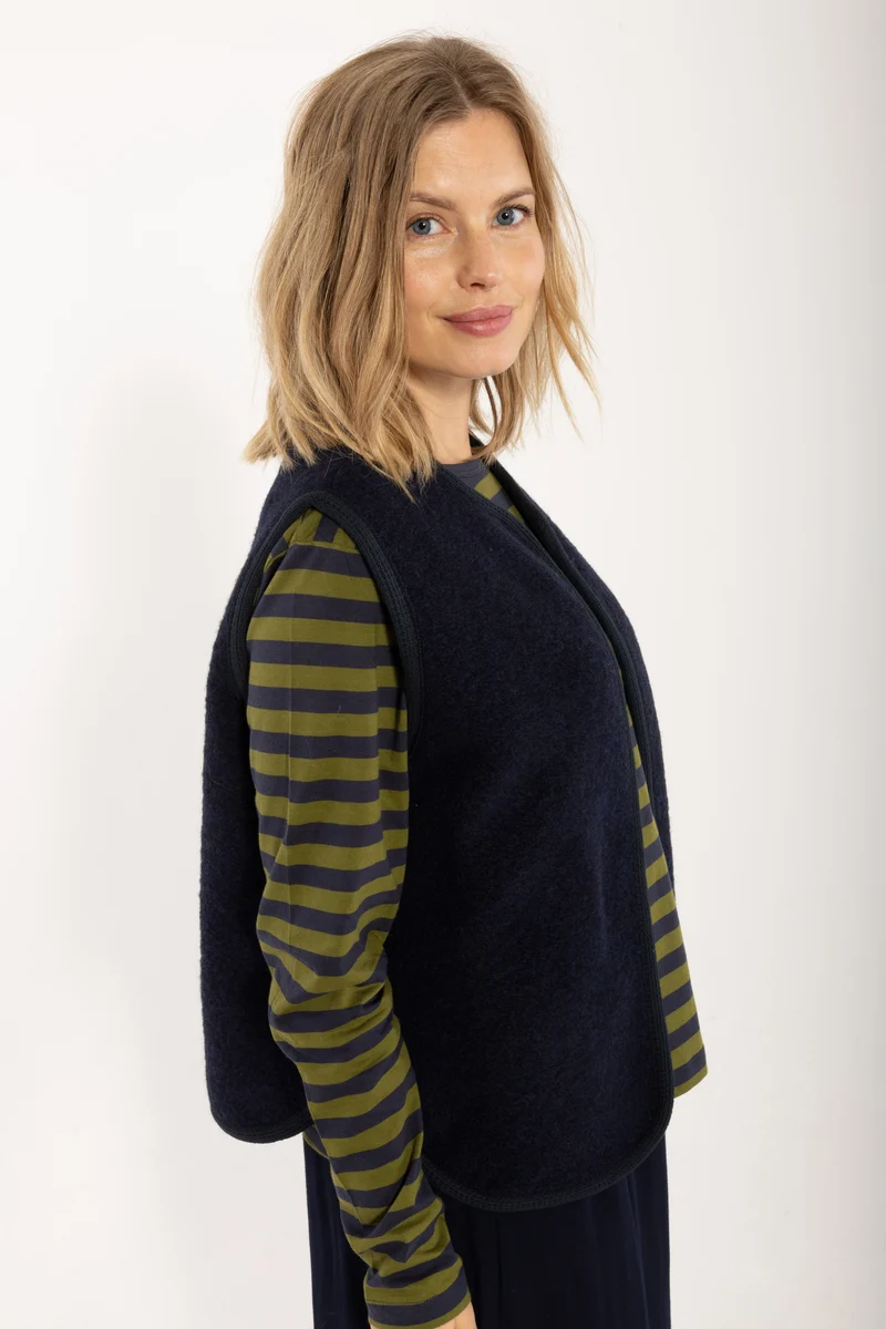 Danecobra Wool Vest Navy