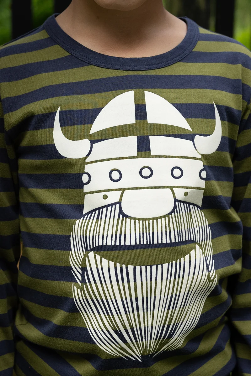 Danebasic Longsleeve Dk Navy/Olive ERIK