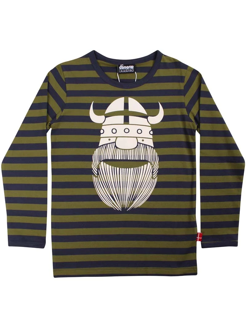 Danebasic Longsleeve Dk Navy/Olive ERIK