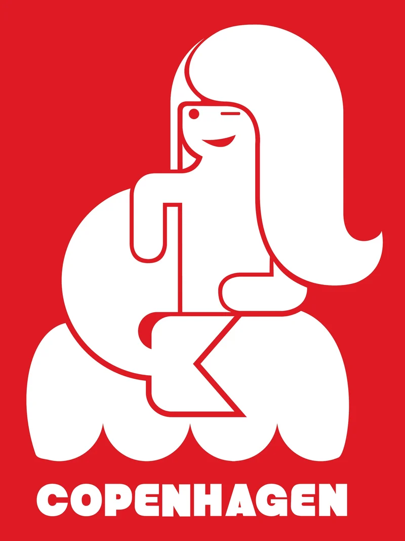 DANEFAE Postkort CPH HAVFRUE