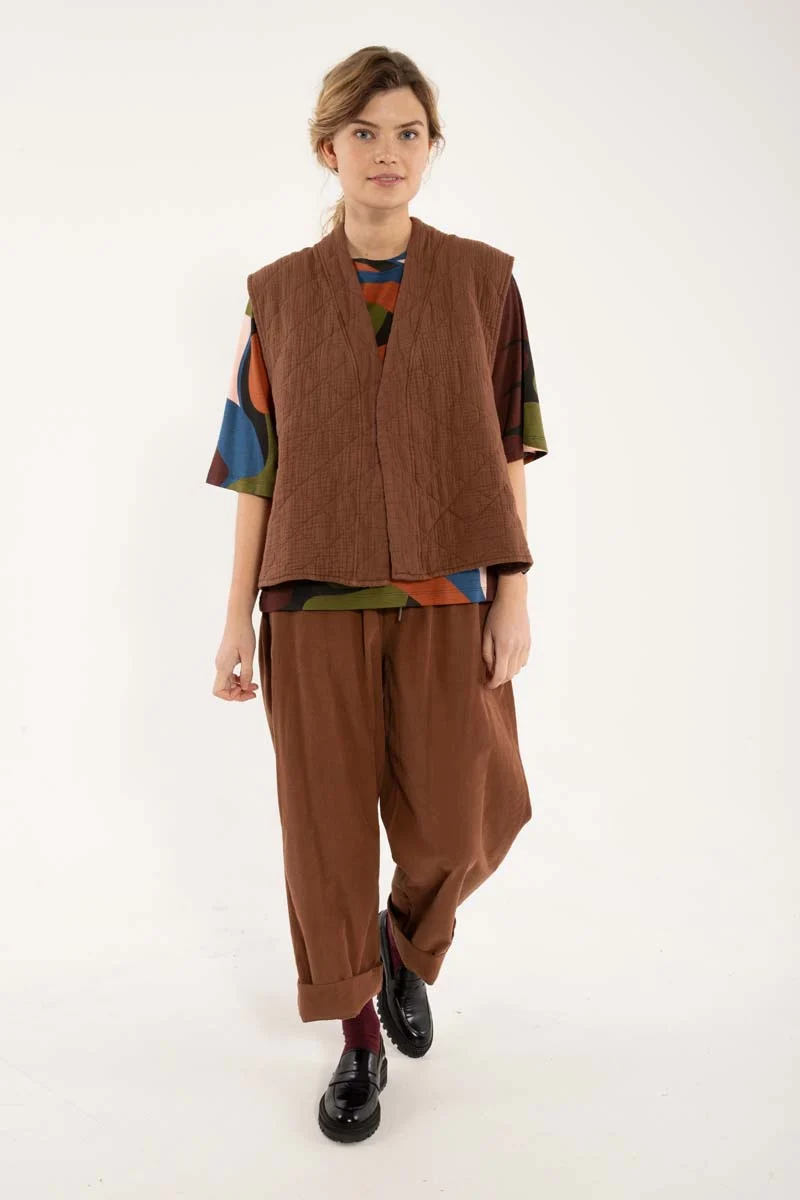 Danefunt Cord Pants Brown