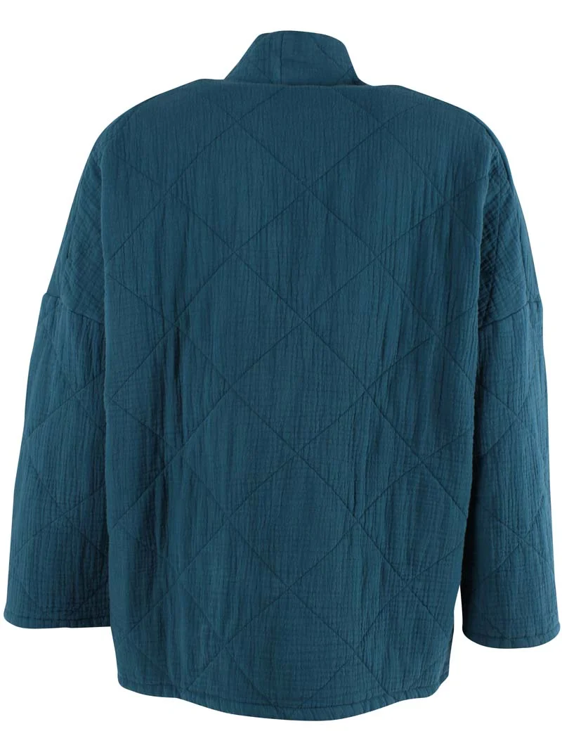 Danekatrin Quilt Jacket Dk Slate