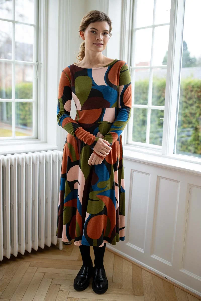 Danesigrid Interlock Dress Black TROPS
