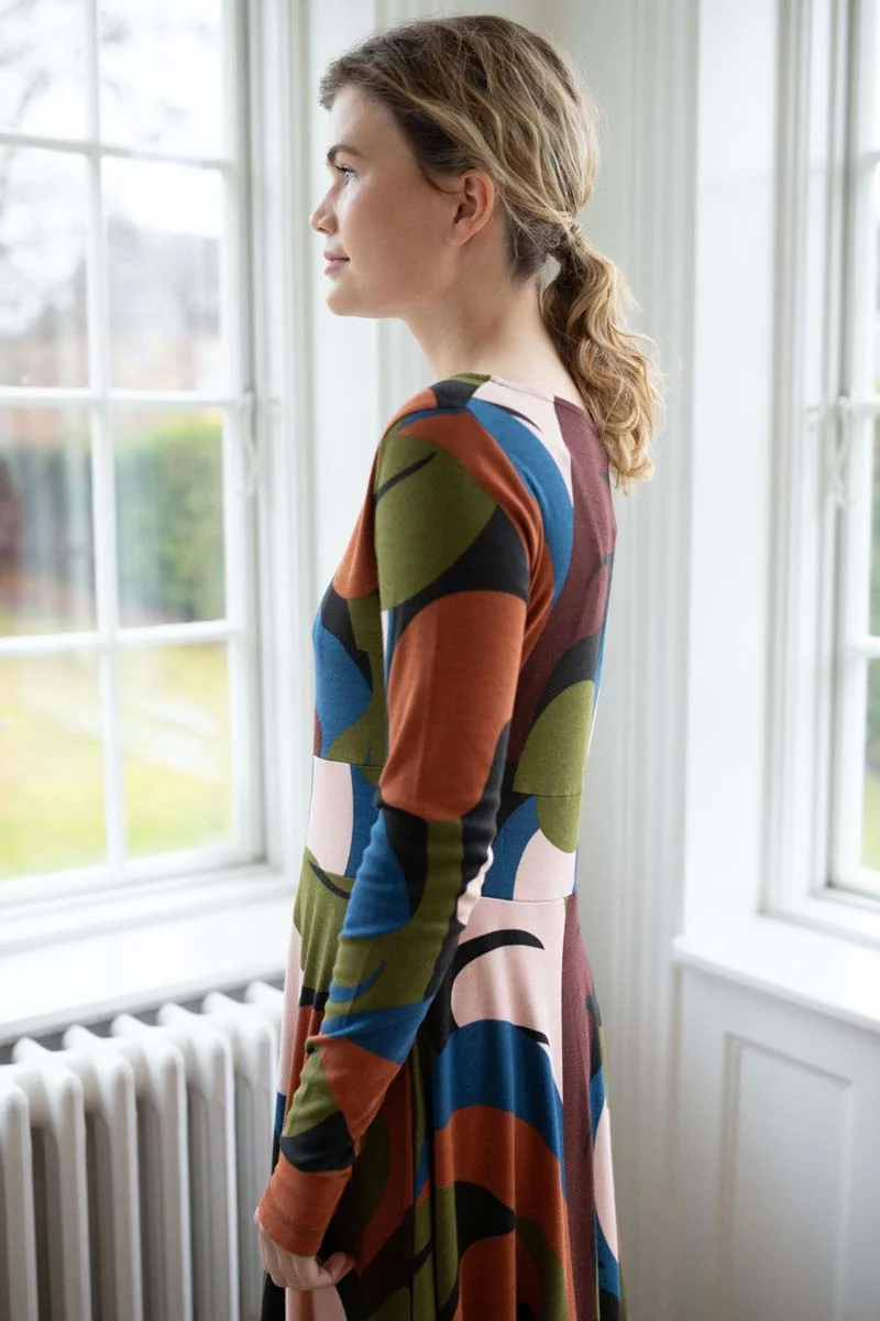 Danesigrid Interlock Dress Black TROPS