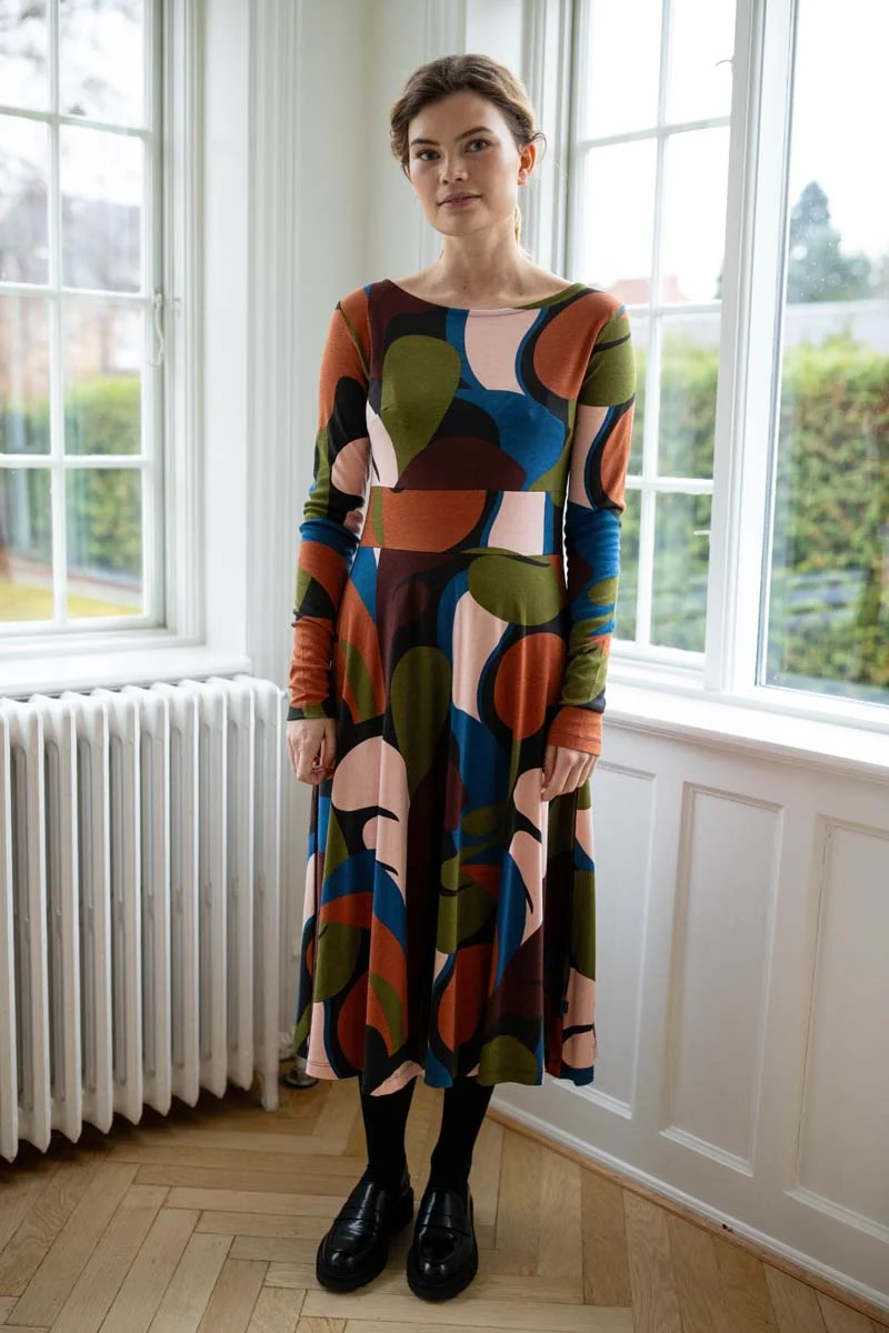 Danesigrid Interlock Dress Black TROPS