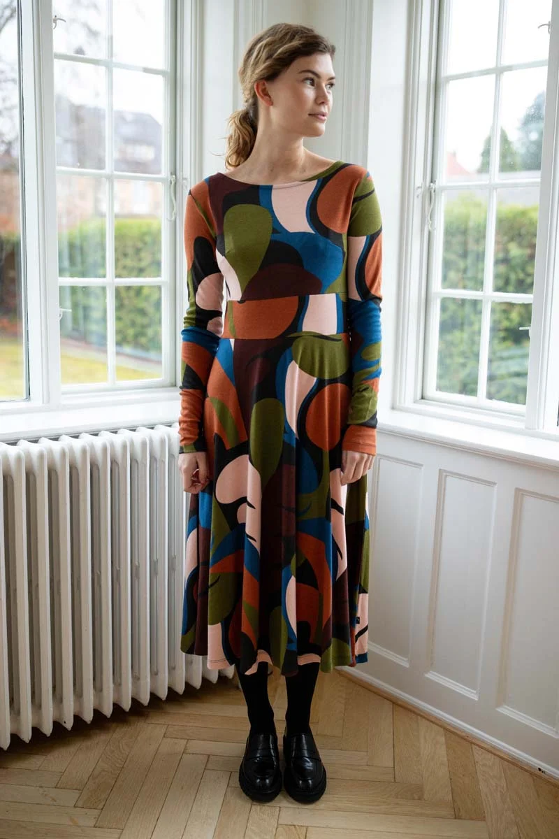 Danesigrid Interlock Dress Black TROPS