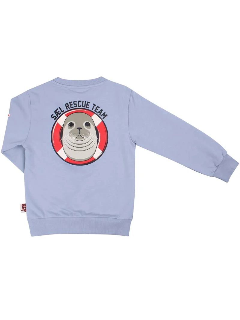 Dyrepasser Sweat Lt Blue Grey SAEL RESCUE