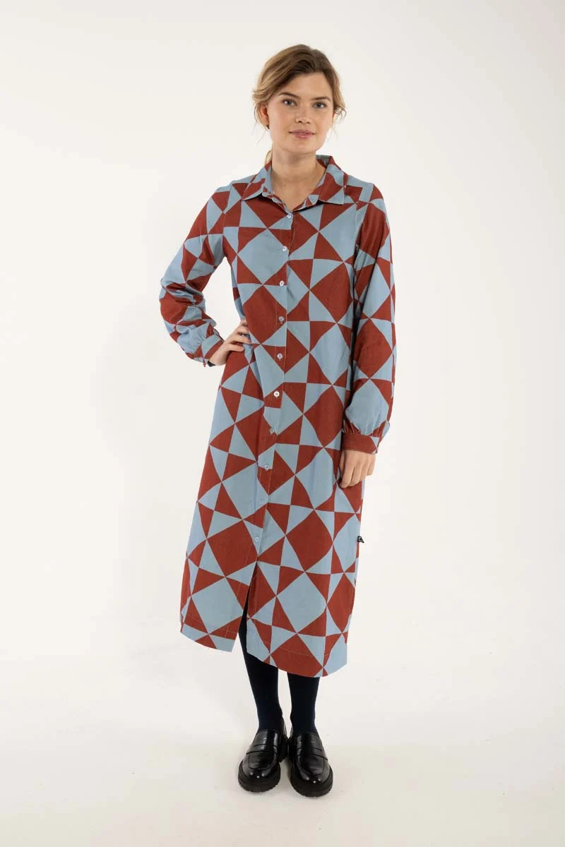 Danepippi Cord Dress Lt Blue DIAMETRIC