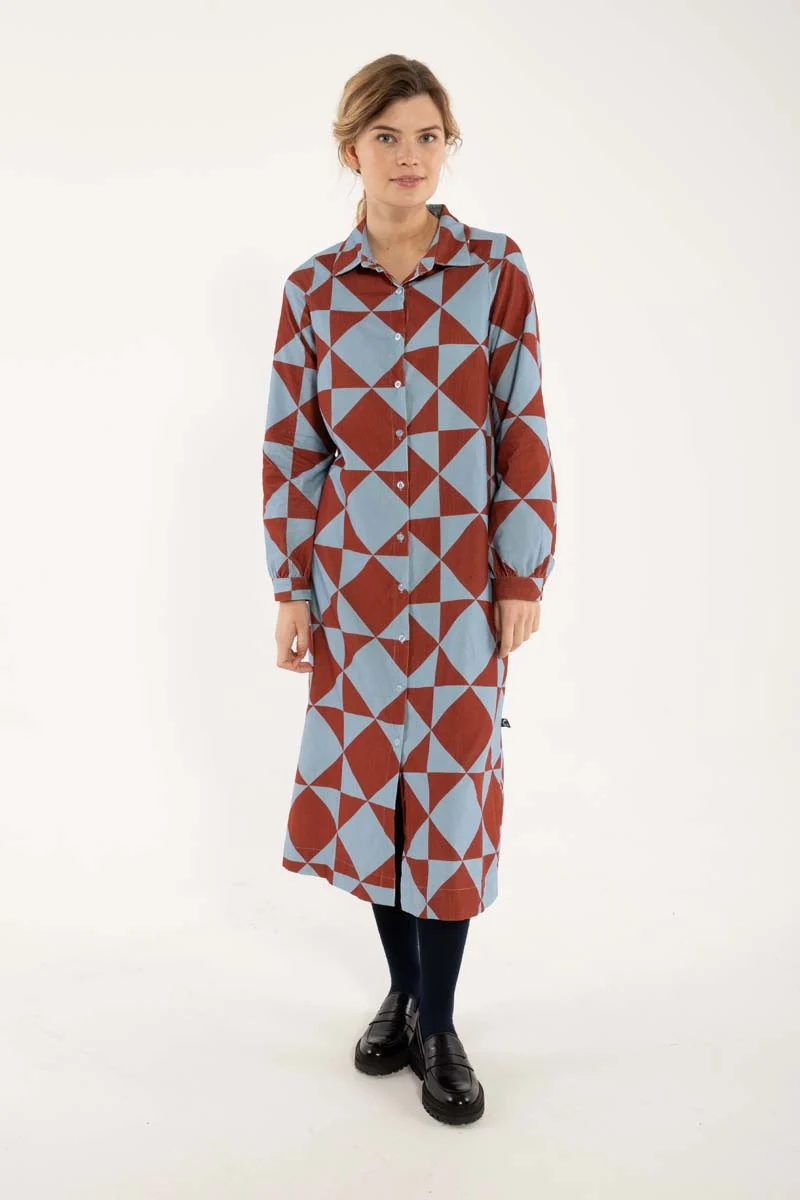 Danepippi Cord Dress Lt Blue DIAMETRIC