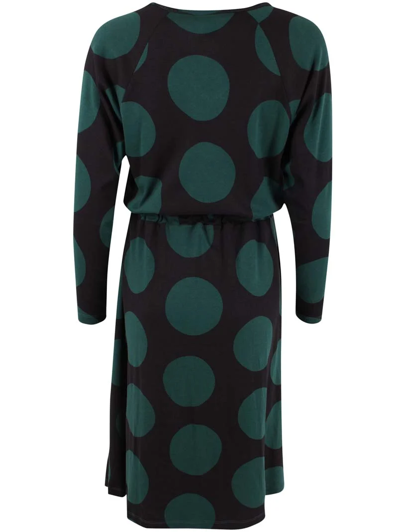 ORGANIC - Danouioui Interlock Dress Black DREAMYDOTS
