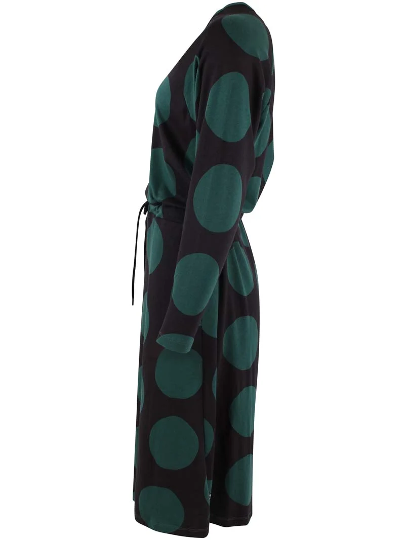 ORGANIC - Danouioui Interlock Dress Black DREAMYDOTS