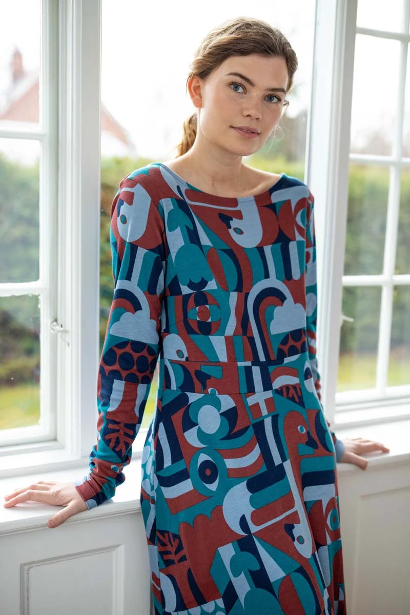 Daneviborg LS Interlock Dress Dk Navy PEAK EXPERIENCE