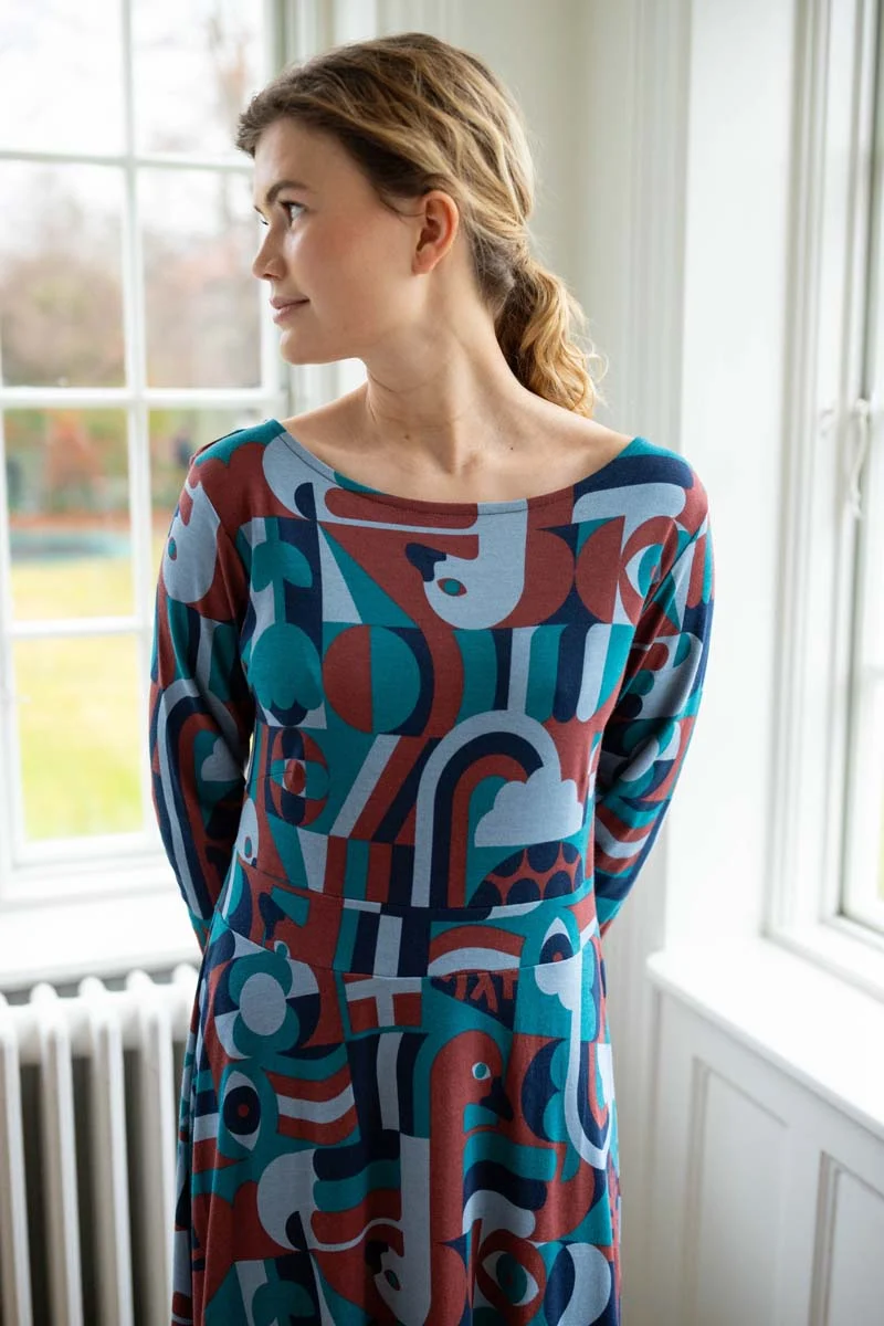 Daneviborg LS Interlock Dress Dk Navy PEAK EXPERIENCE