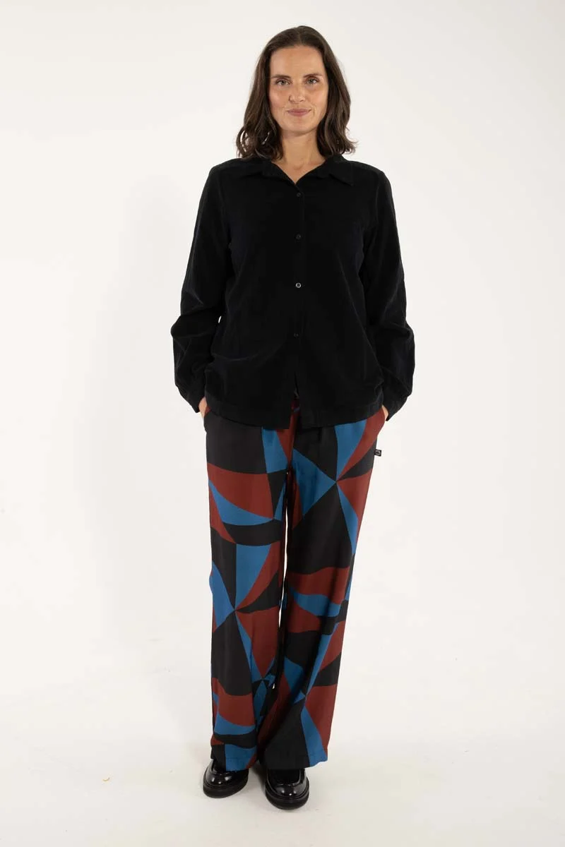 Danerosemary Cord Shirt Black