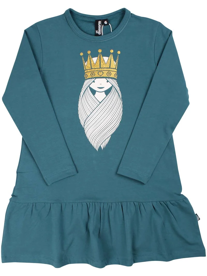 Daneshibuya Dress Dk Slate PRINSESSE
