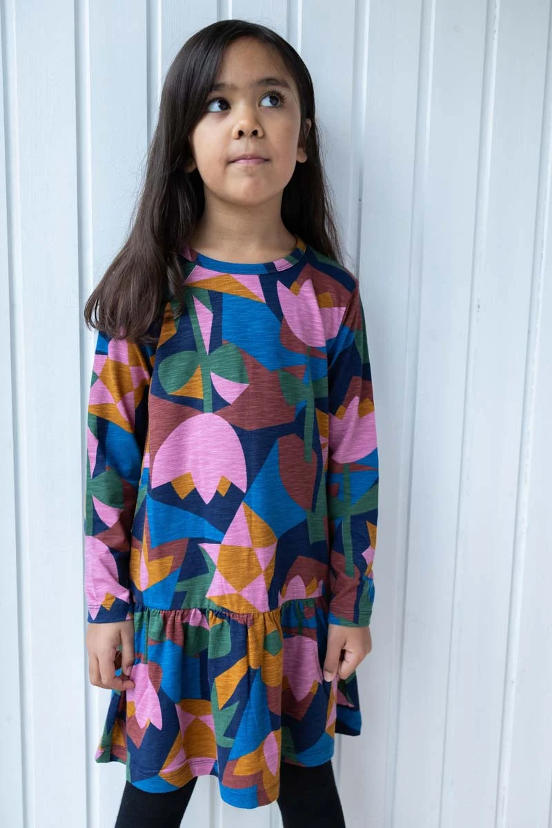 Daneseahorse Slub Dress Rose GEOFLEUR
