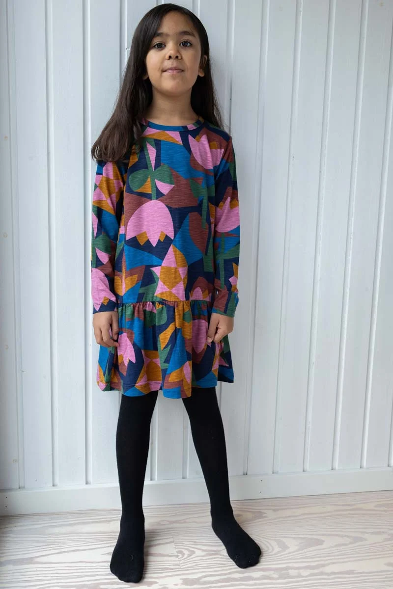 Daneseahorse Slub Dress Rose GEOFLEUR