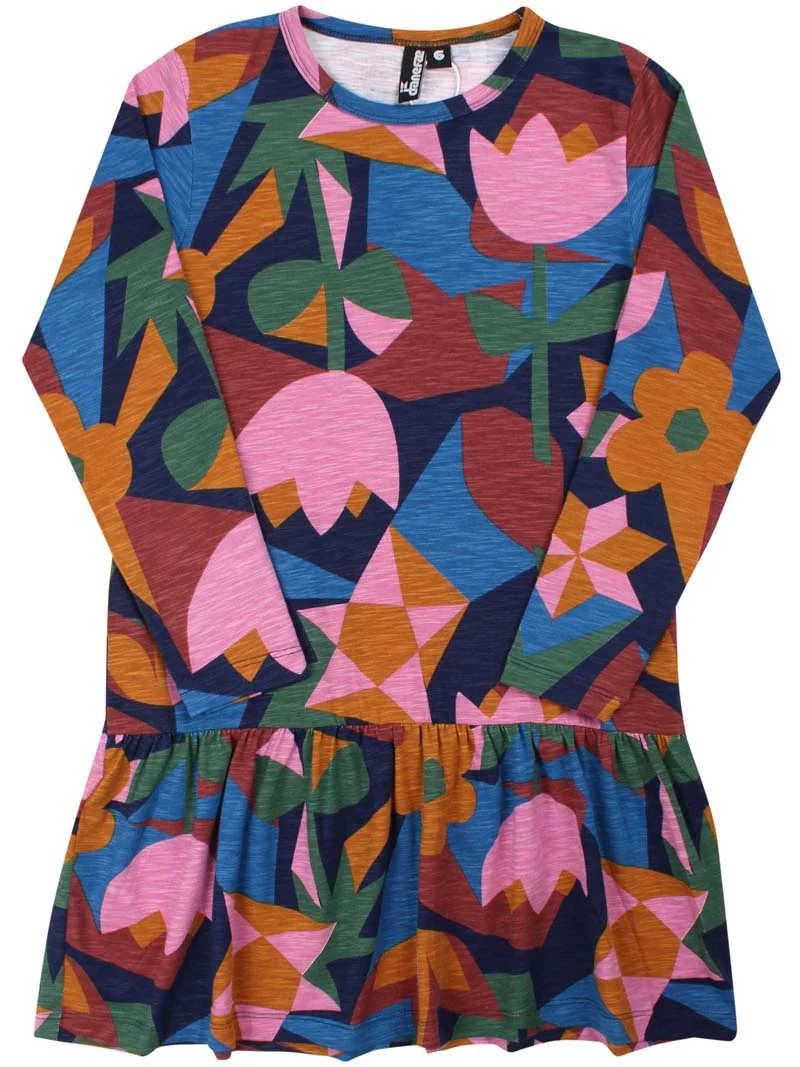 Daneseahorse Slub Dress Rose GEOFLEUR
