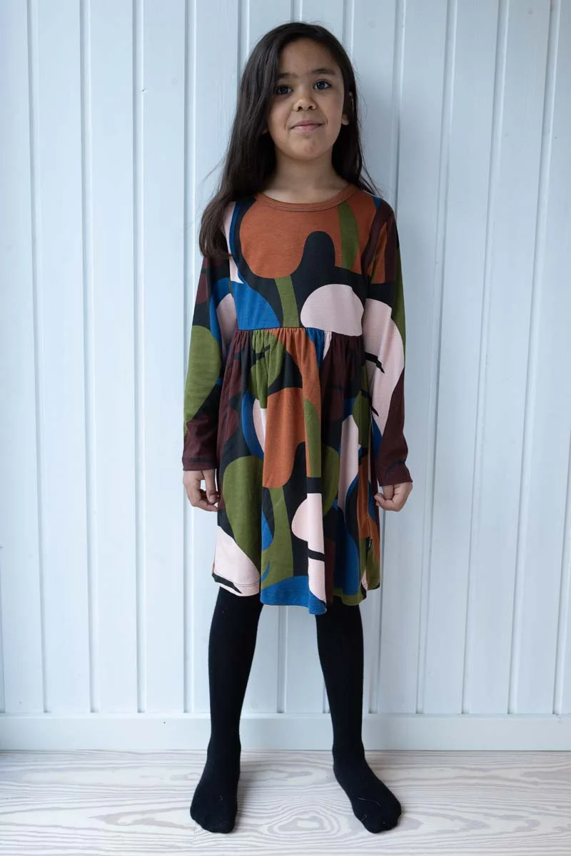 Danepopsicle Interlock Dress Black Trops