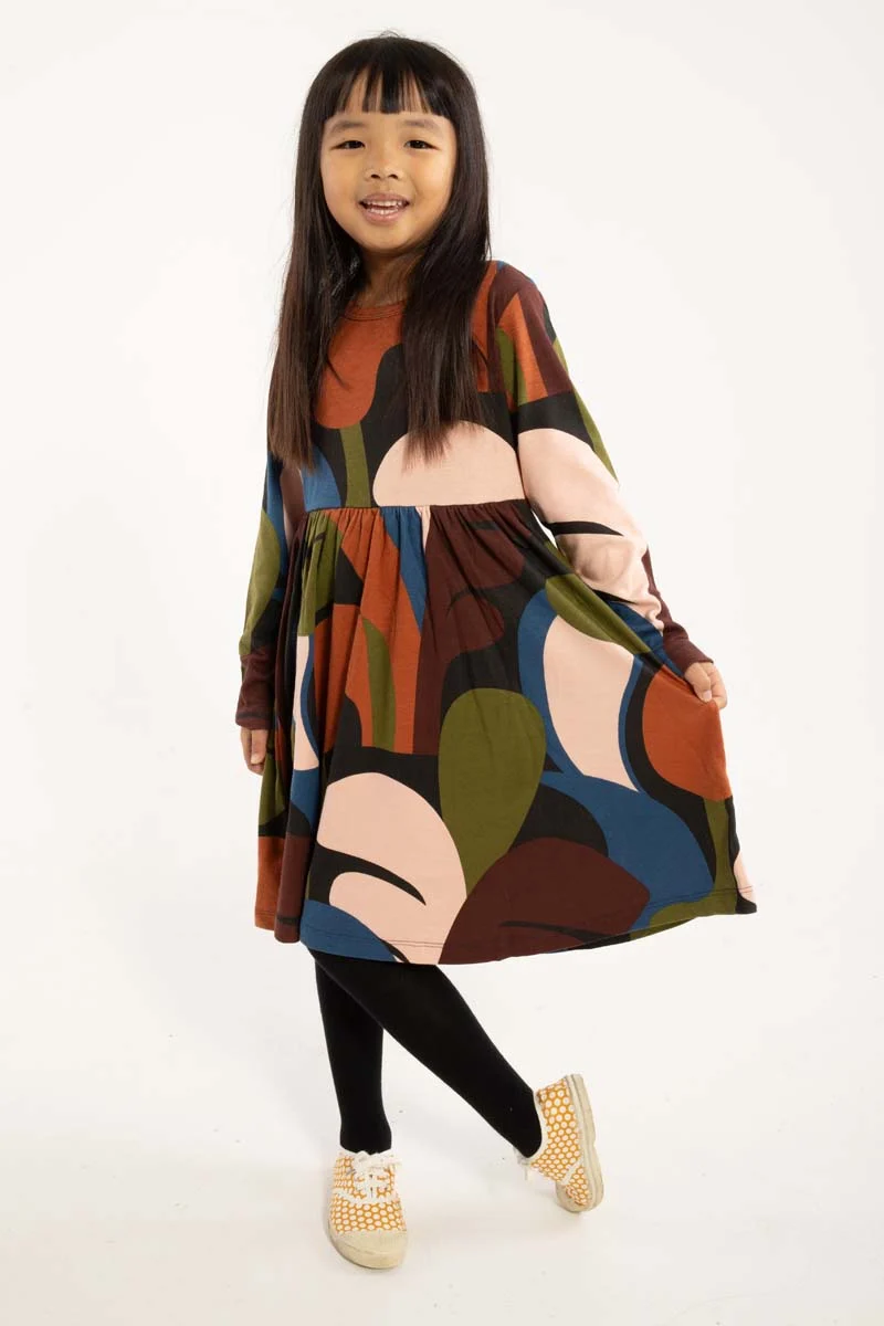 Danepopsicle Interlock Dress Black Trops