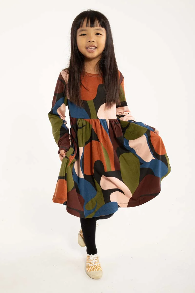 Danepopsicle Interlock Dress Black Trops