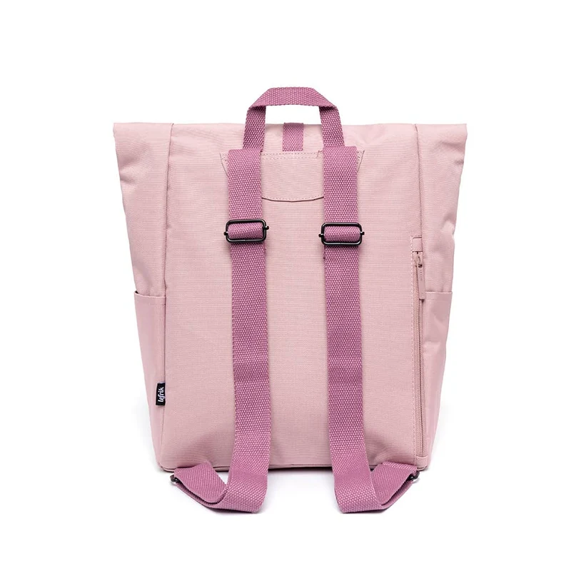LEFRIK Roll Mini Backpack Stripes Mauve