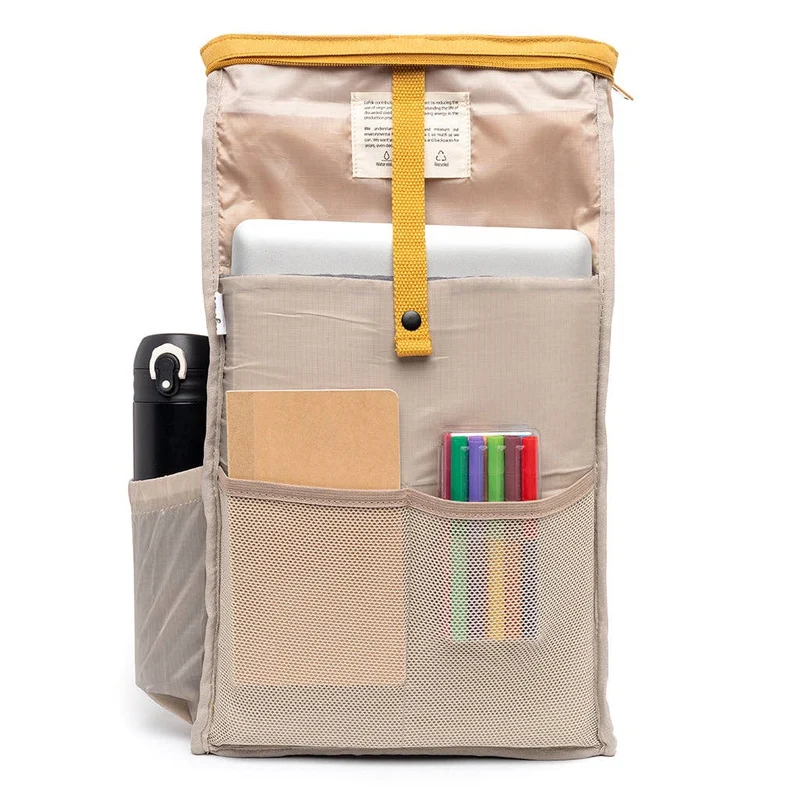LEFRIK Roll Mini Backpack Mustard