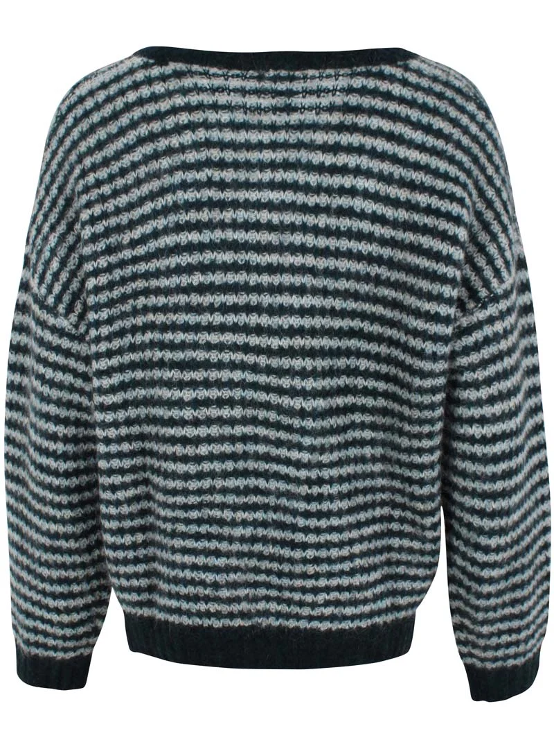 Danerelative Sweater Dk Slate/Lt Blue Grey