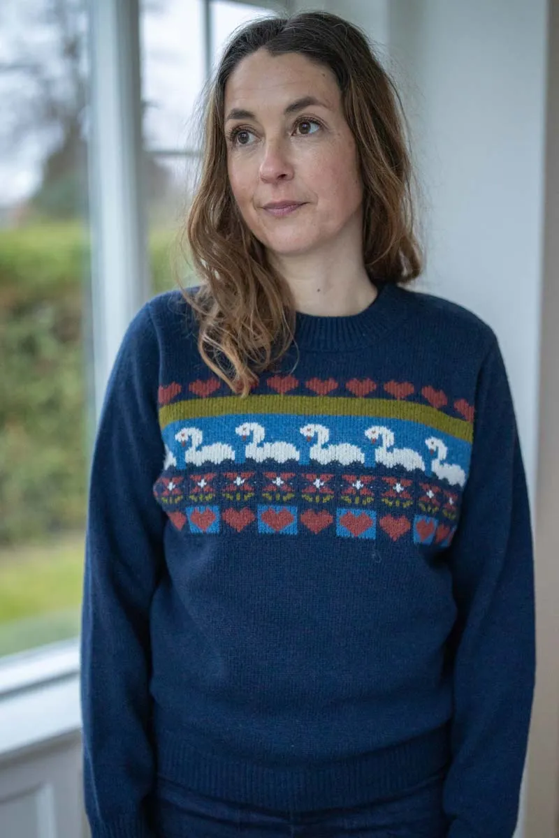 Danemaggie Wool Sweater Dk Navy