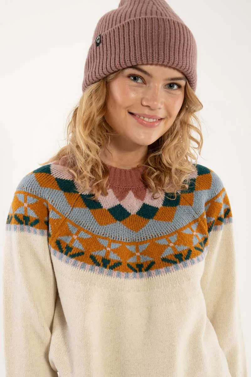 Daneglamping Wool Sweater Lt Beige