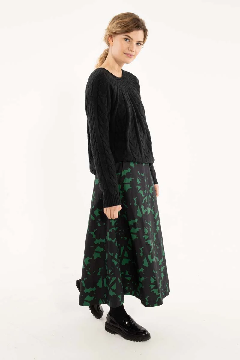Danecable Knit Wool Sweater Black