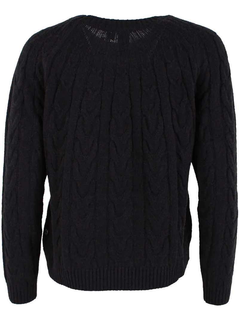 Danecable Knit Wool Sweater Black