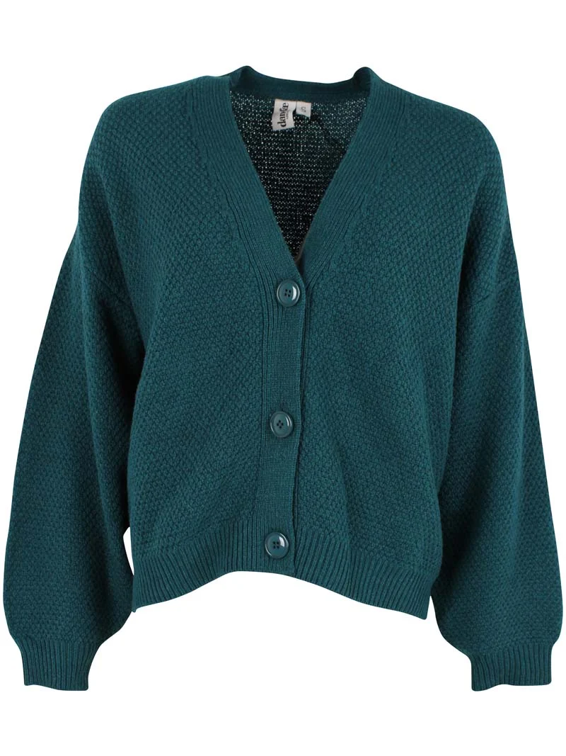 Danelotte Wool Cardigan Dk Slate