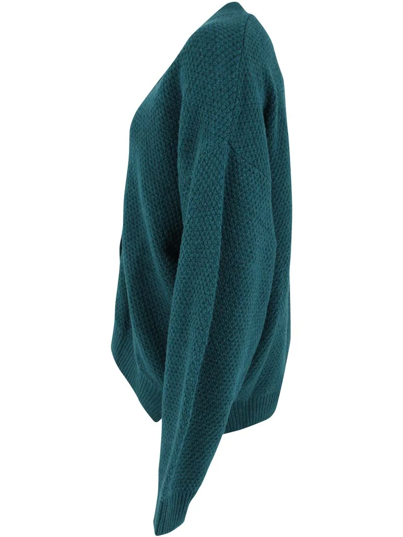 Danelotte Wool Cardigan Dk Slate
