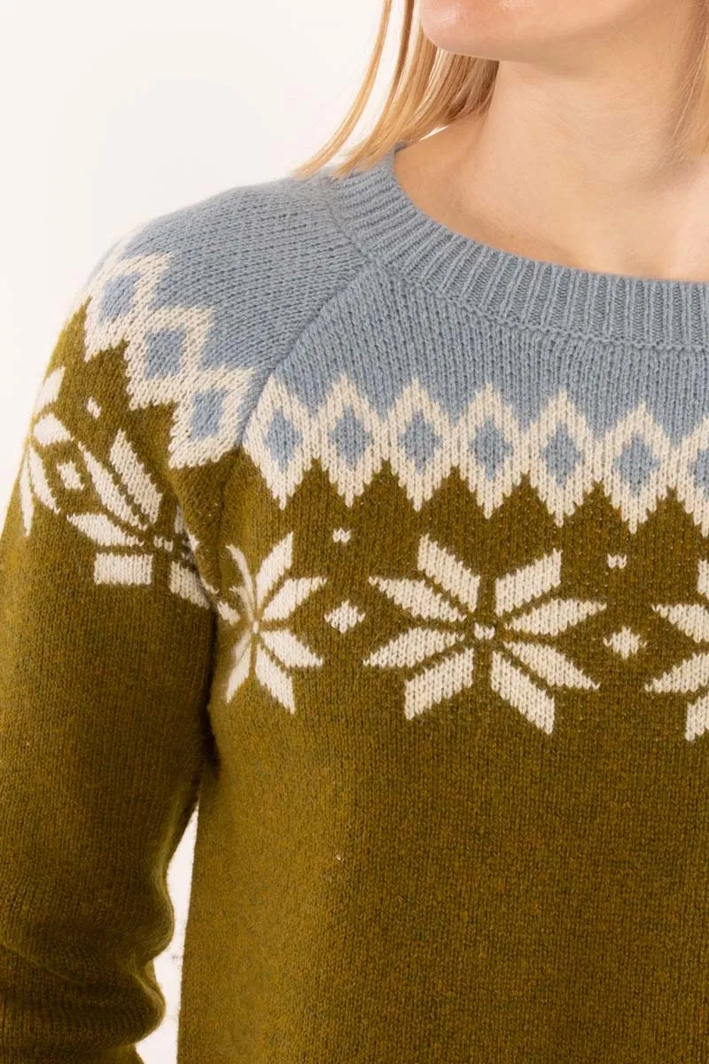 Danehytte Wool Sweater Olive