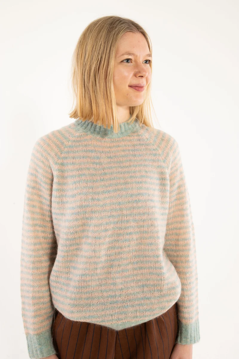 Daneherbal Sweater Lt Blue Grey/Powder