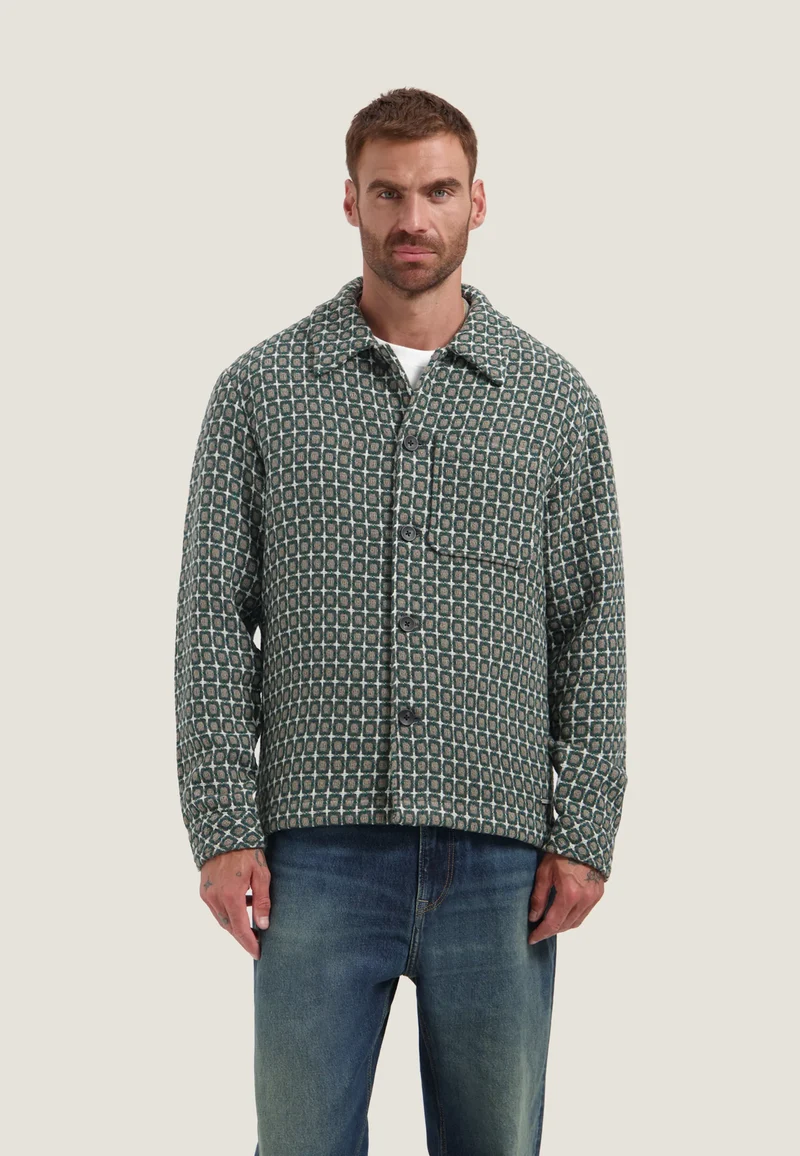 Overshirt aus Wollmix