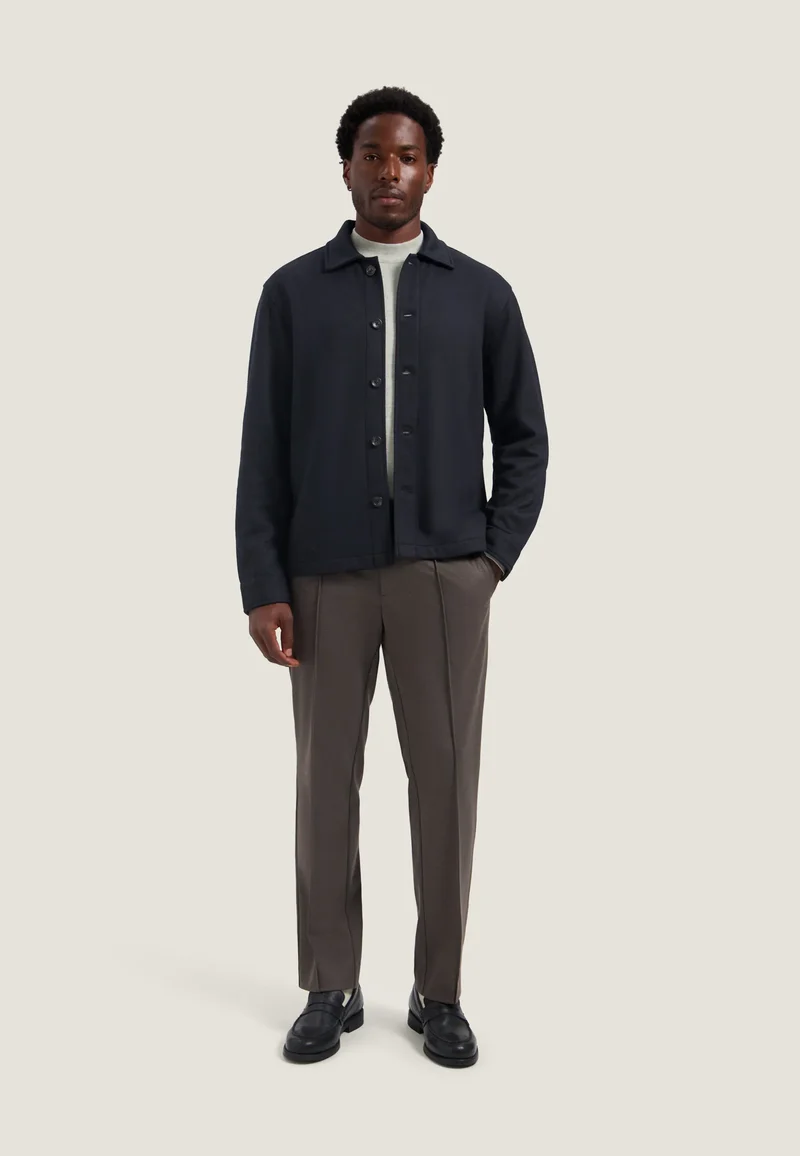 Overshirt aus Wollmix