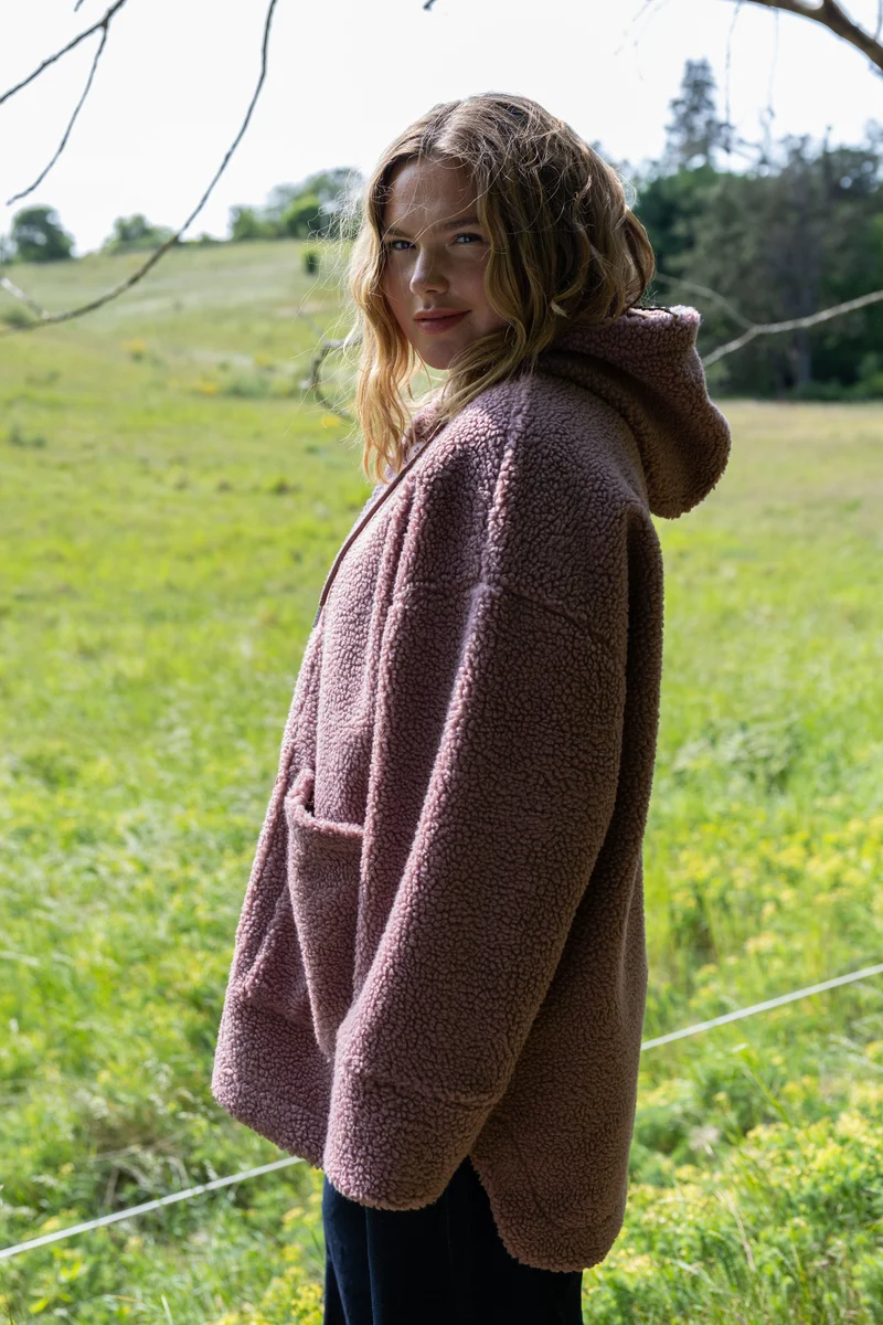 Danewillow Fleece Jacket Rose Beige