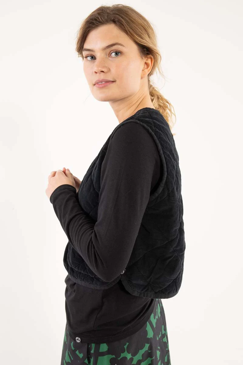 Daneblues Cord Vest Black