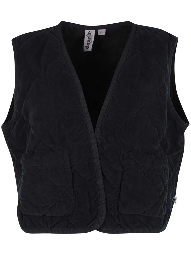 Daneblues Cord Vest Black