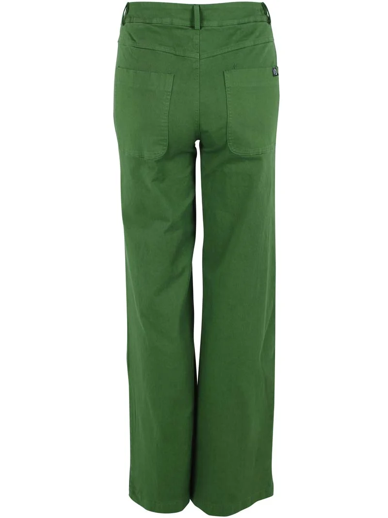 Danedaisy Stretch Canvas Pants Moss Green