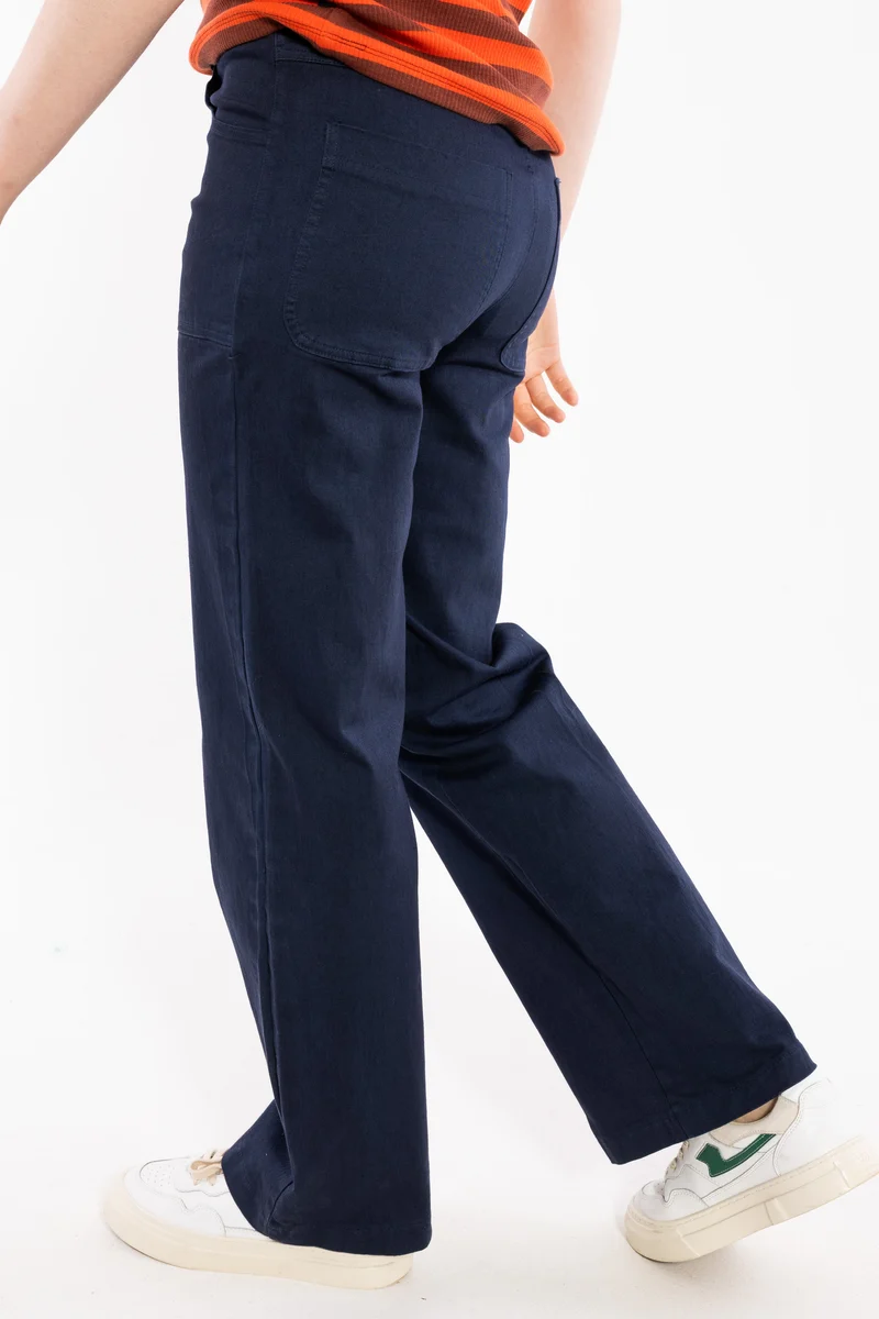 Danedaisy Stretch Canvas Pants Dk Navy