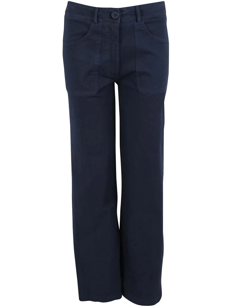 Danedaisy Stretch Canvas Pants Dk Navy