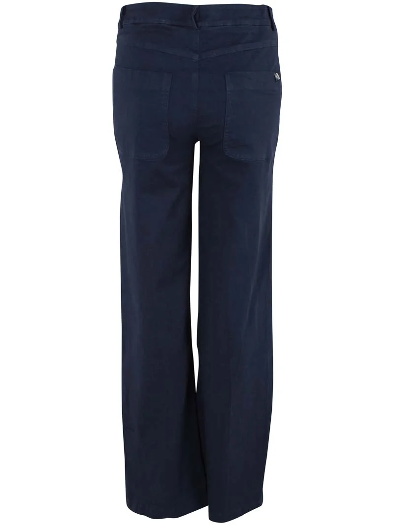 Danedaisy Stretch Canvas Pants Dk Navy