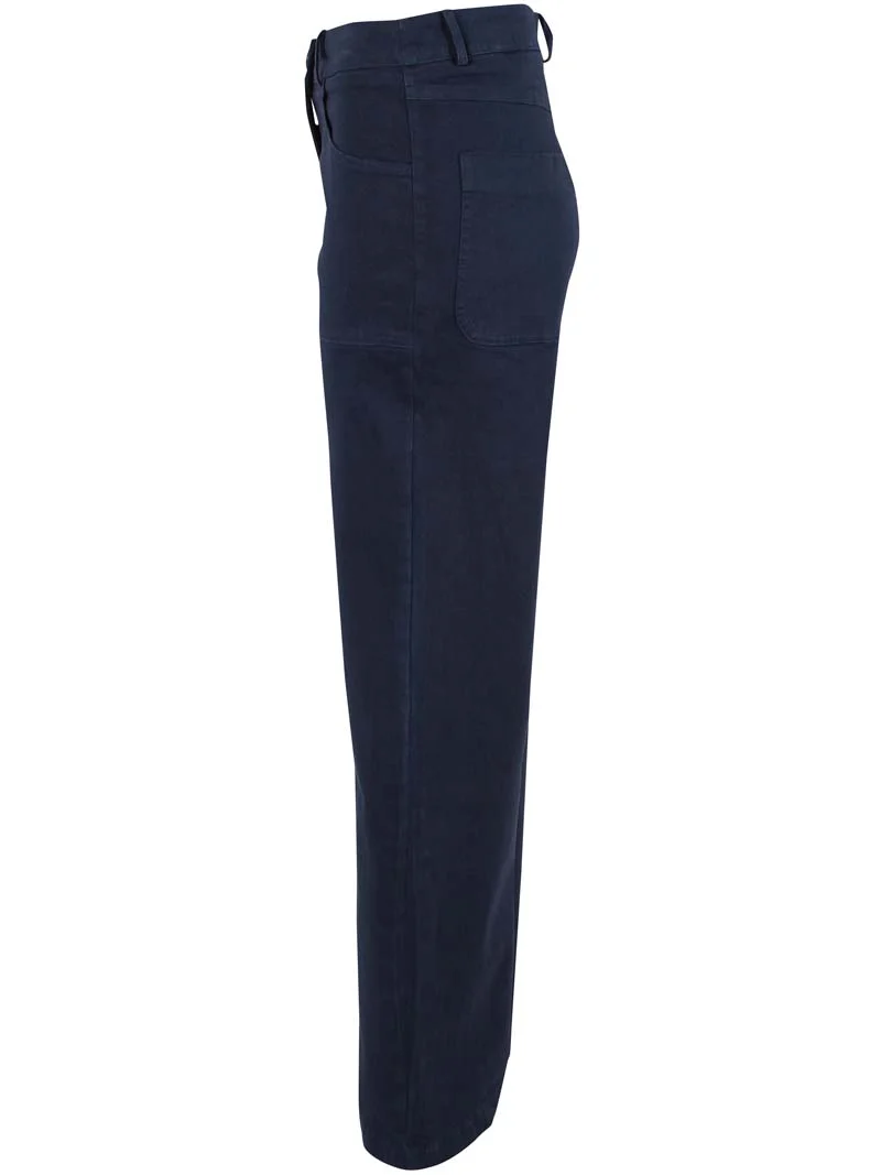 Danedaisy Stretch Canvas Pants Dk Navy