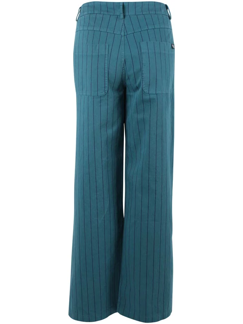 Danedaisy Stretch Canvas Pants Dk Slate/Dk Navy