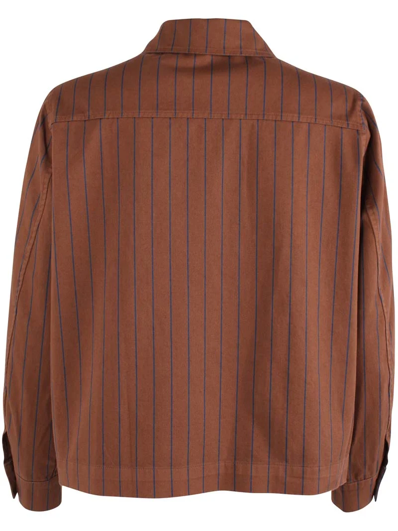 Daneprairie Stretch Canvas Jacket Brown/Dk Navy