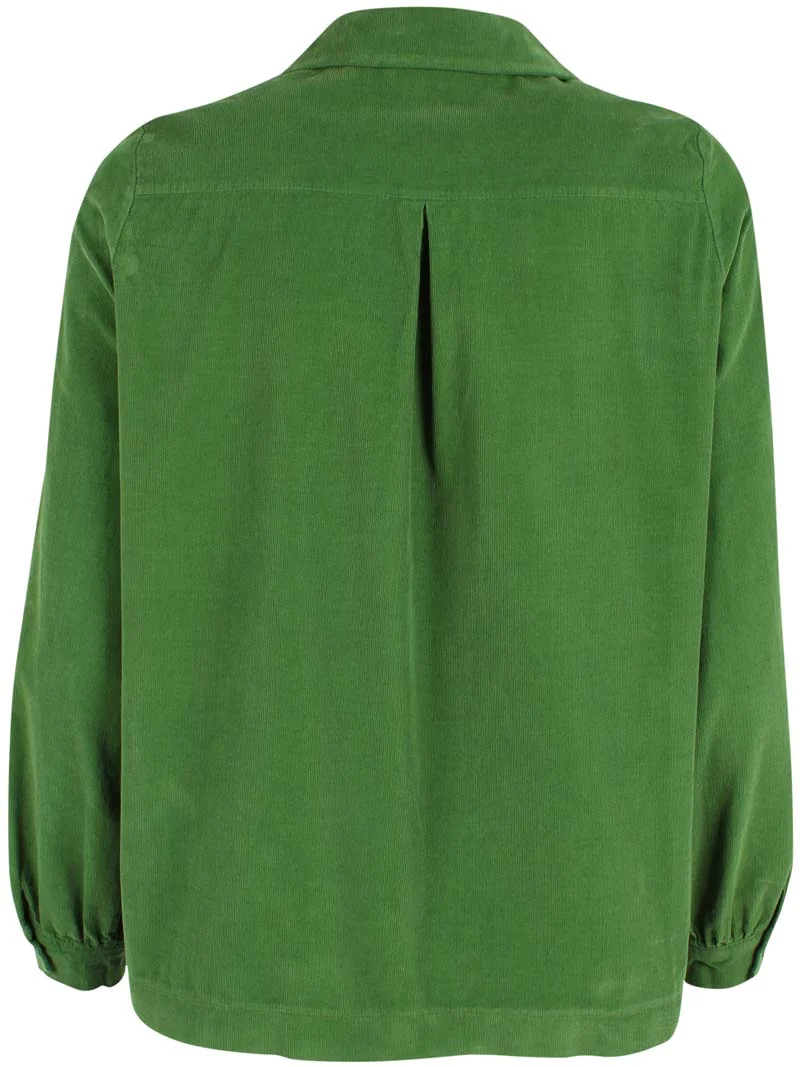 Danerosemary Cord Shirt Moss Green